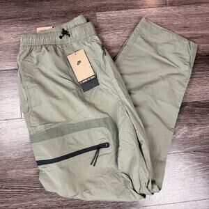 Nike Tech Woven Cargo Pants Loose Fit Green Men's Size Medium M HJ2940-320 NEW